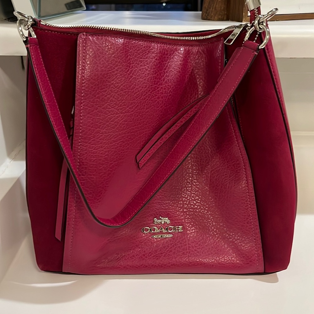 Beautiful, never used leather Coach purse. - Picture 2 of 8